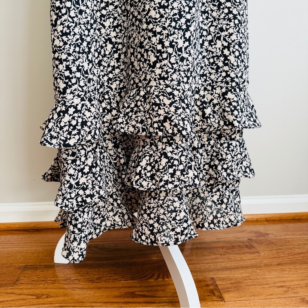 Urban Outfitters UO Angelica Ditzy Floral Ruffle Midi Dress - Picture 9 of 10